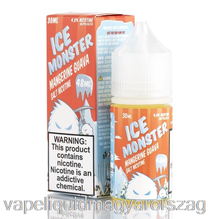 Jeges Mandarin Guava - Jégszörny Sók - 30 Ml 48 Mg Vape E Cigi